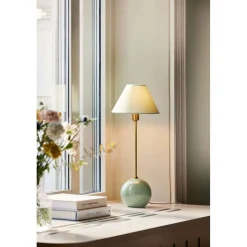 Globen Lighting pöytävalaisin IRIS, vihreä, korkeus 51 cm