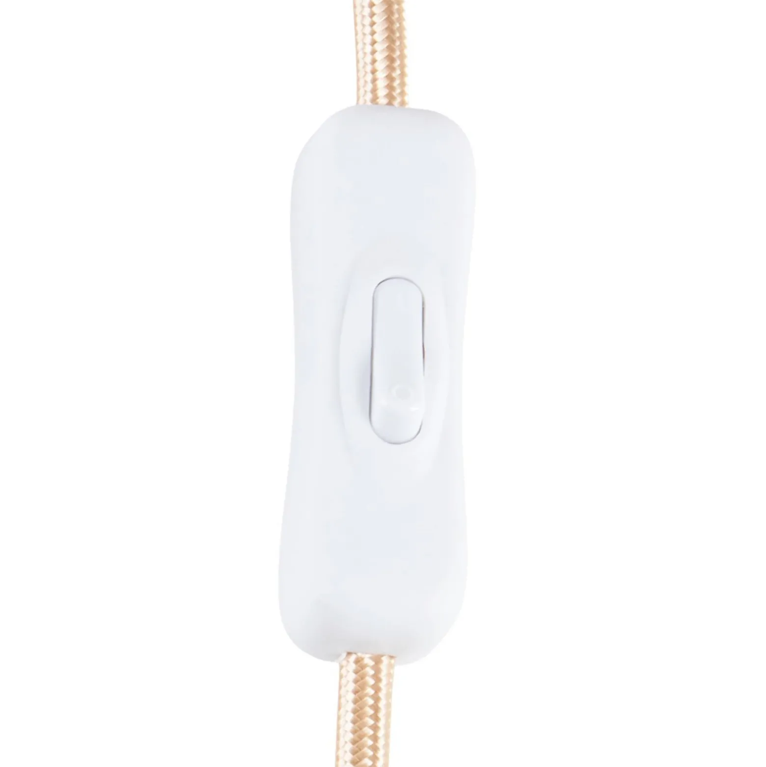 Globen Lighting pöytävalaisin Noah, valkoinen, korkeus 31 cm, tekstiili