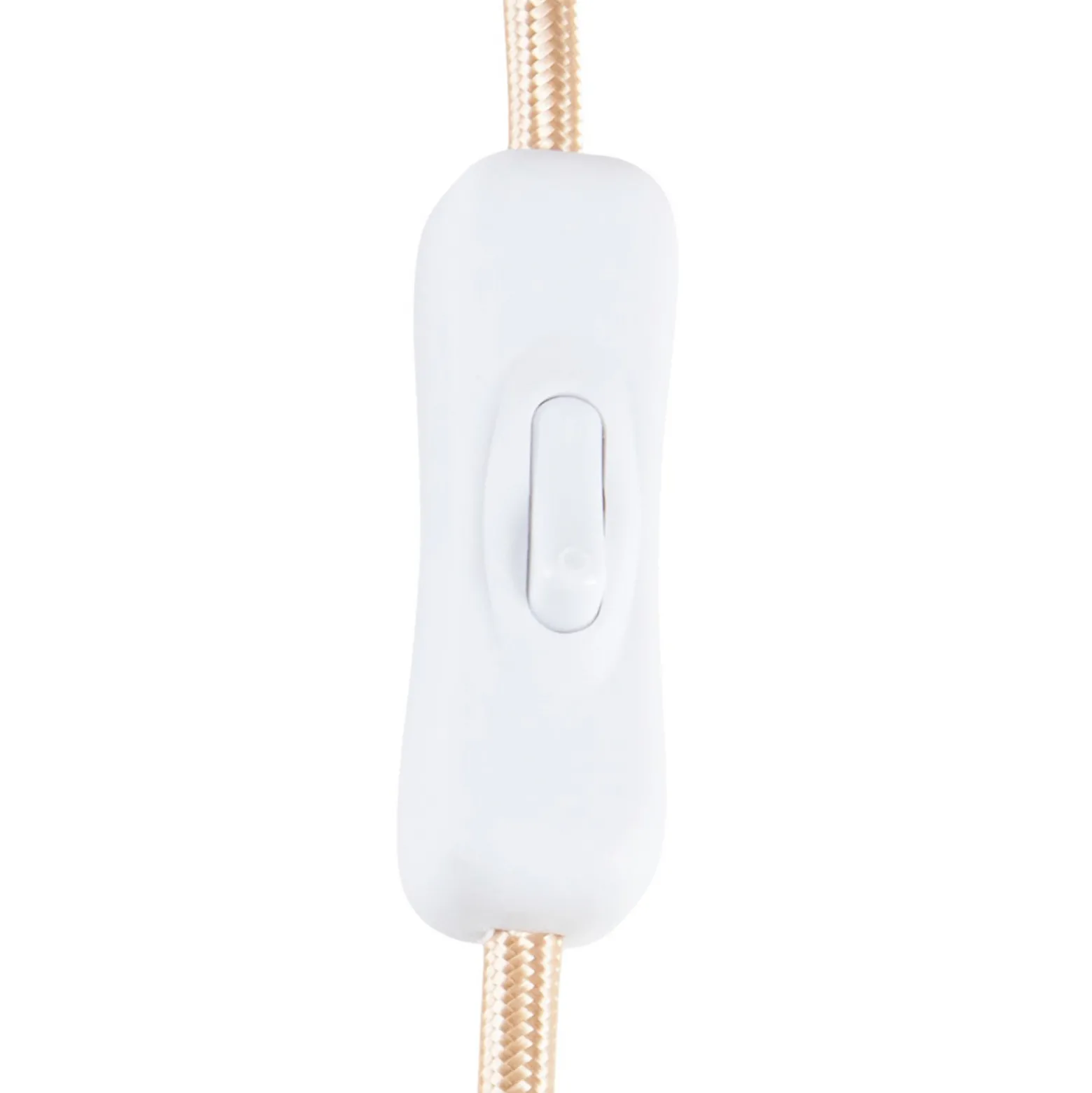 Globen Lighting pöytävalaisin Noah, valkoinen, korkeus 31 cm, tekstiili