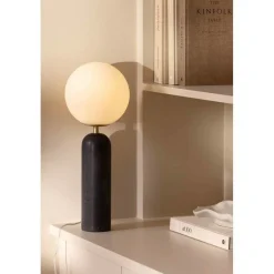 Globen Lighting pöytävalaisin Torrano, musta, korkeus 53 cm