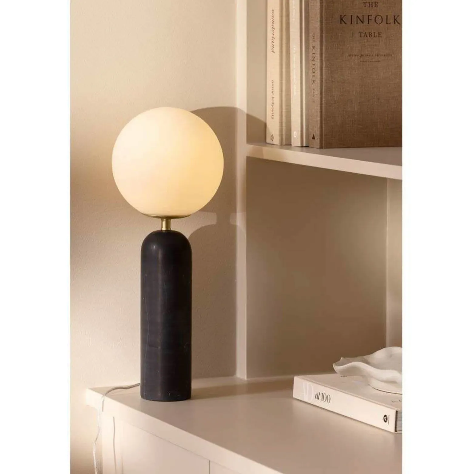 Globen Lighting pöytävalaisin Torrano, musta, korkeus 53 cm