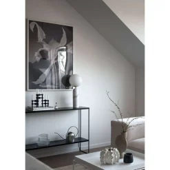 Globen Lighting pöytävalaisin Torrano, valkoinen, korkeus 53 cm