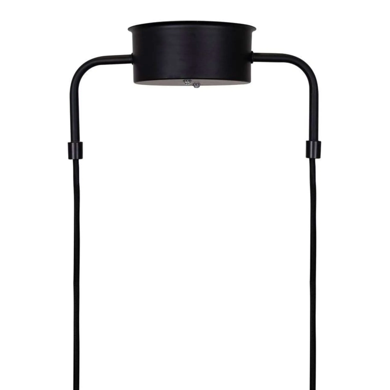 Globen Lighting riippuvalo CURVE 5, musta, 5-lamppuinen, 165 cm