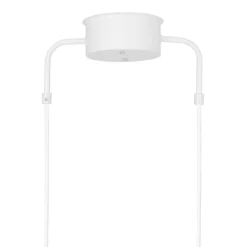 Globen Lighting riippuvalo CURVE 5, valkoinen, 5-lamppuinen, 165 cm