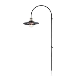 Globen Lighting seinävalaisin COBBLER, harmaa, korkeus 150 cm