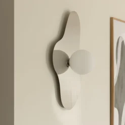 Globen Lighting seinävalaisin ILLUSION, kromi, lasi, 60 cm