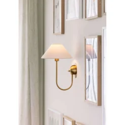 Globen Lighting seinävalaisin IRIS, kermanvärinen, korkeus 32 cm