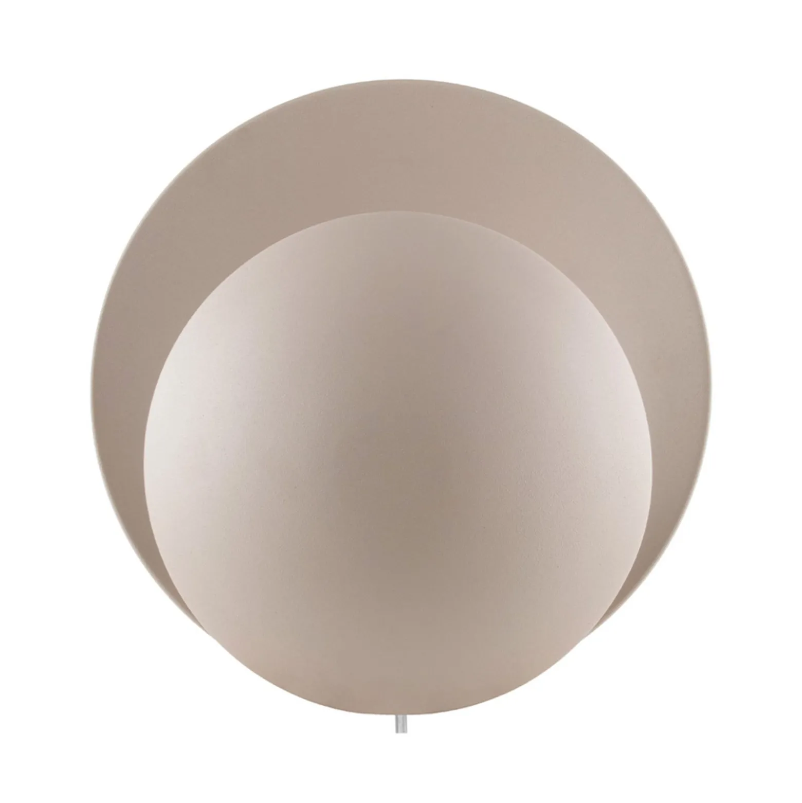 Globen Lighting seinävalaisin ORBIT, beige, Ø 30 cm