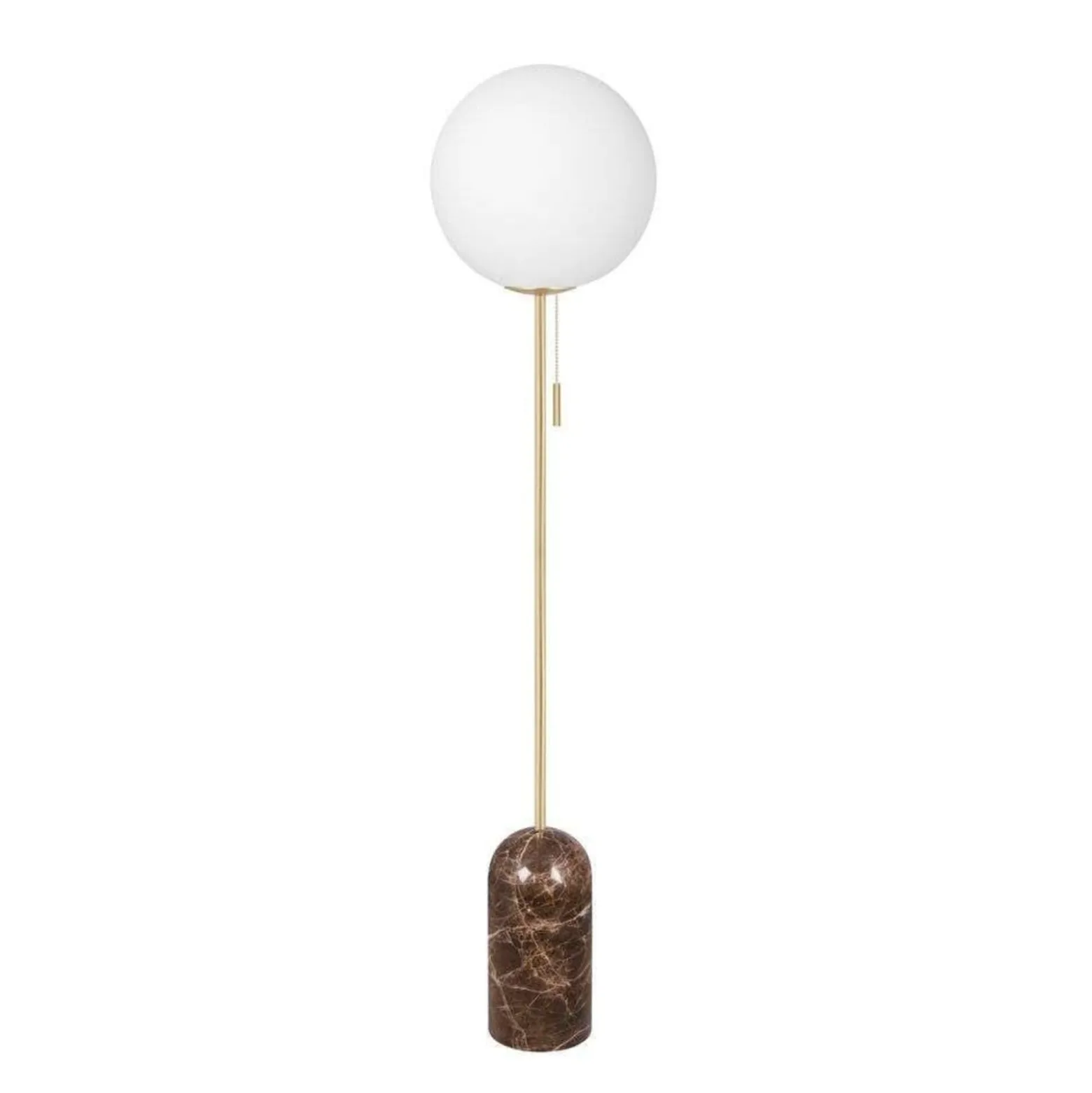 Globen Lighting Torrano-lattiavalaisin, ruskea, korkeus 145 cm