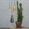 Glow-vintage-LED-koristevalo ajastimella, kirkas