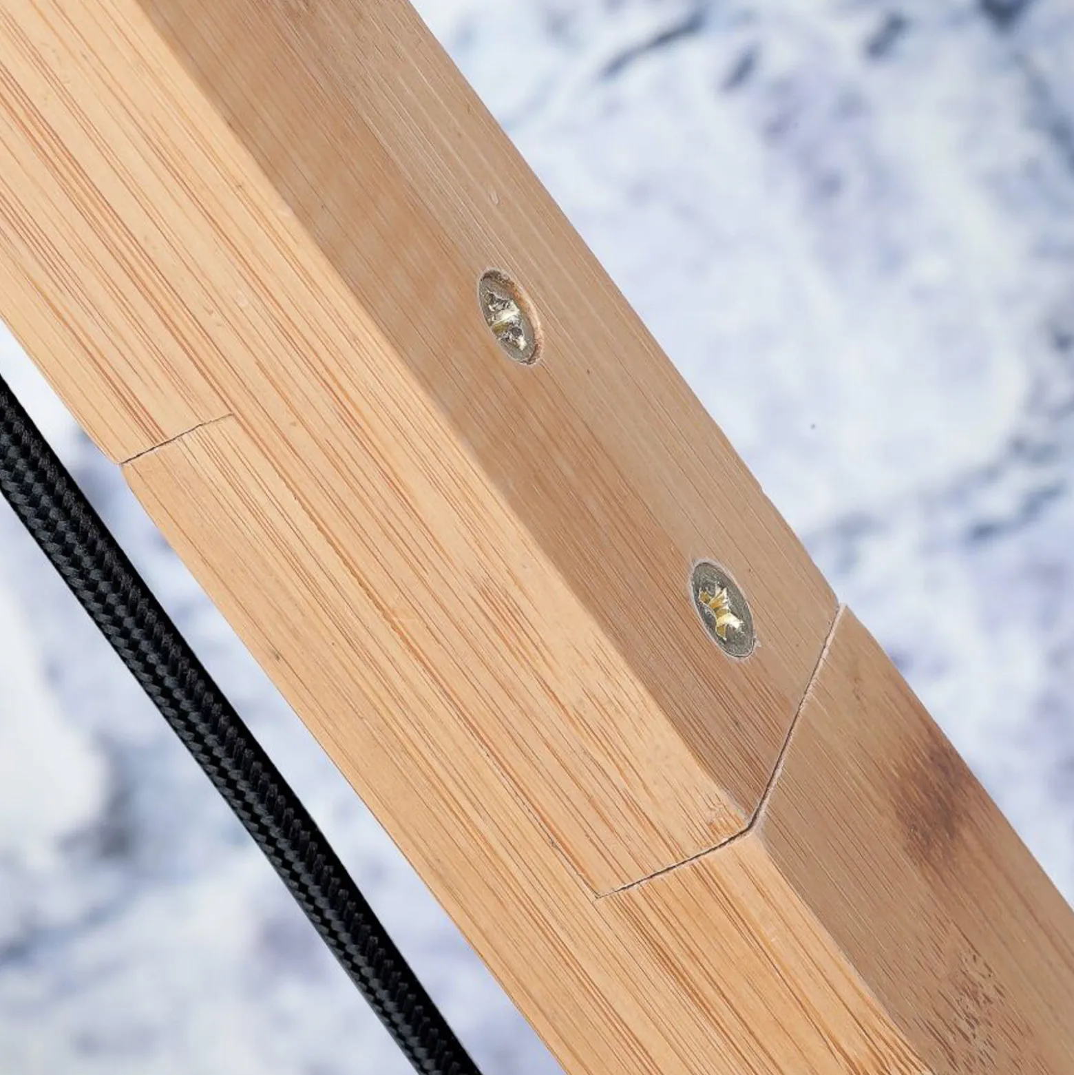 GOOD & MOJO Hokkaido lattiavalaisin, 150 cm, luonnonvalkoinen