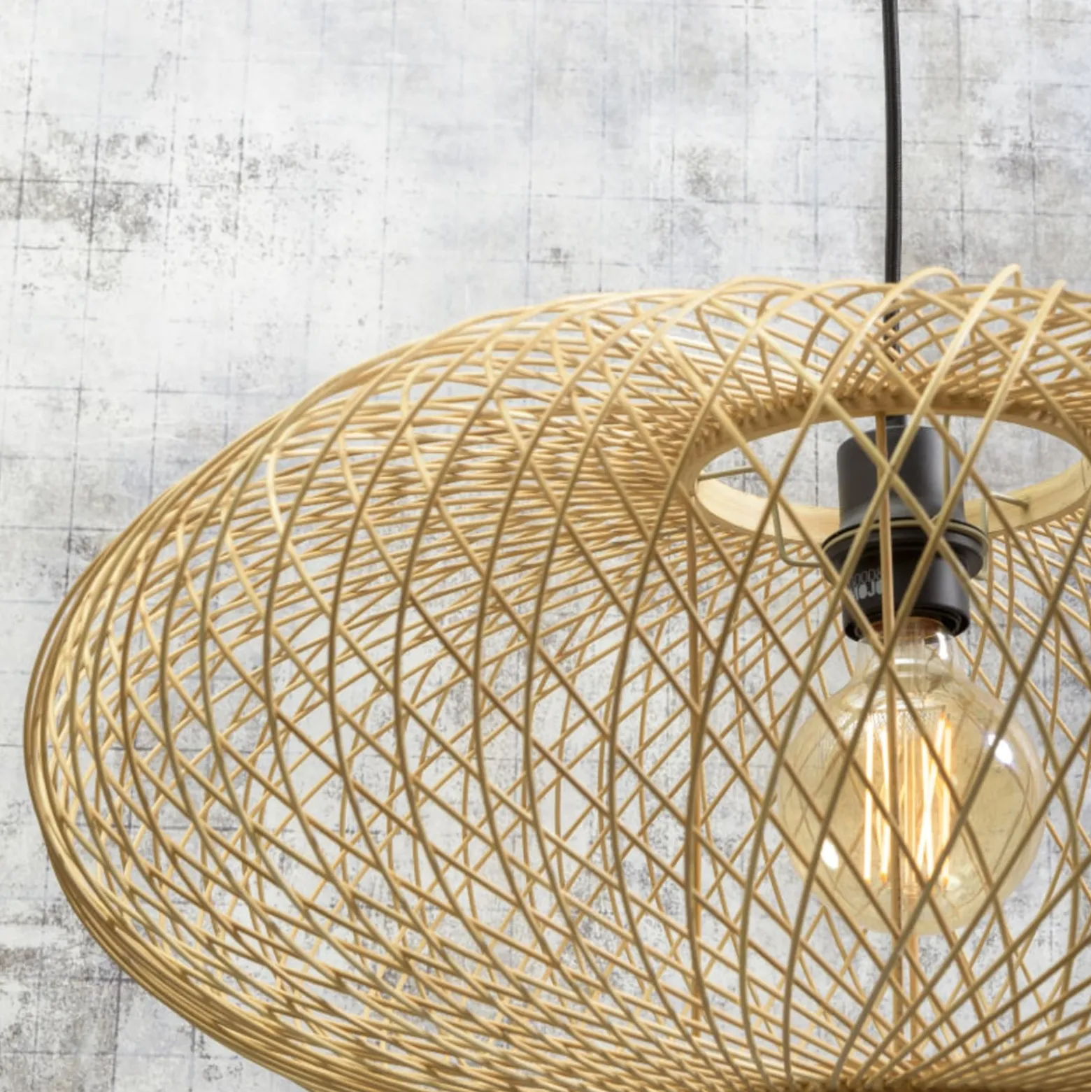 GOOD & MOJO kaarivalaisin Cango iso, luonnonvalo, korkeus 176 cm