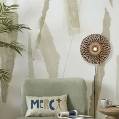GOOD & MOJO Kalimantan seinä luonnollinen/musta Ø 30cm