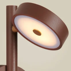 GOOD & MOJO LED-seinävalaisin Okinawa, ruskea, pistoke, puu