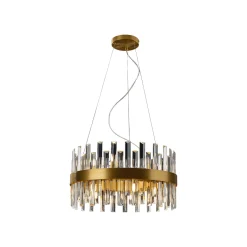 Grace-riippuvalaisin, rauta, lasi, pyöreä, Ø 55 cm, 14-valo.