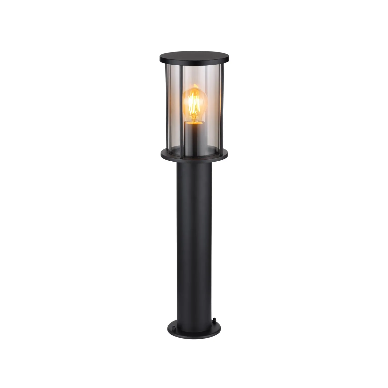 Gracey-pylväsvalaisin, korkeus 60 cm, musta, ruostumaton teräs, IP54