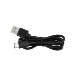 Gregoir LED ladattava pöytävalaisin, mattamusta, korkeus 38 cm, CCT