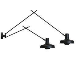 GRUPA Arigato seinävalaisin 2-valo 90cm musta