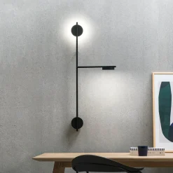 GRUPA Igram LED-seinävalaisin kaksi valoa musta