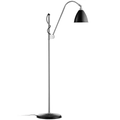 GUBI Bestlite BL3 -lattiavalo Ø16cm, kromi/musta