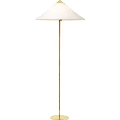 GUBI 9602 -lattiavalo, messinki, canvas-varjostin