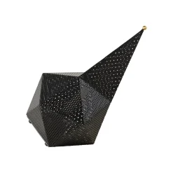 Gubi LED-akku-pöytävalaisin Bagdad, musta, korkeus 36 cm