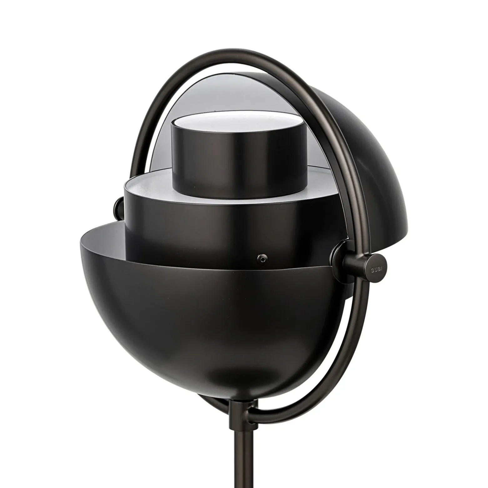Gubi Multi-Lite -akkukäyttöinen pöytävalaisin, musta/musta, 30 cm