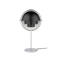 GUBI Multi-Lite pöytävalaisin, korkeus 50 cm, kromi/musta