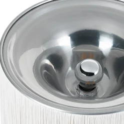 Gubi pöytävalaisin malli 597, alumiini, kermanvärinen, korkeus 29 cm
