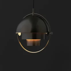 GUBI-riippuvalaisin Multi-Lite, Ø 36 cm, musta/musta