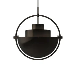 GUBI-riippuvalaisin Multi-Lite, Ø 36 cm, musta/musta