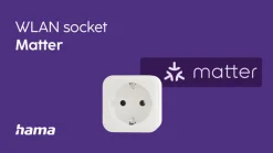 Hama WLAN-pistorasia Smart, Matter-kykyinen, valkoinen, 3,680 W