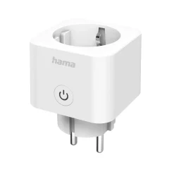 Hama WLAN pistorasia Smart, sähkömittari, Matter, valkoinen, 3,680W