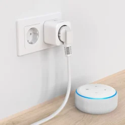 Hama WLAN pistorasia Smart, sähkömittari, Matter, valkoinen, 3,680W