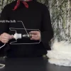 Hanhensulkariippuvalaisin Eos medium, valkoinen
