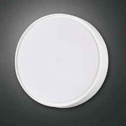 Hatton seinävalaisin, Ø 30 cm, anturi, 2 x E27, valkoinen, IP65