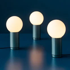 HAY LED-pöytävalaisin TURN ON, sininen, korkeus 20 cm, himmennettävä