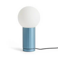 HAY LED-pöytävalaisin TURN ON, sininen, korkeus 20 cm, himmennettävä