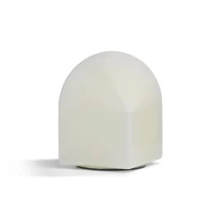 HAY Parade LED-pöytävalaisin kuori valkoinen korkeus 16 cm