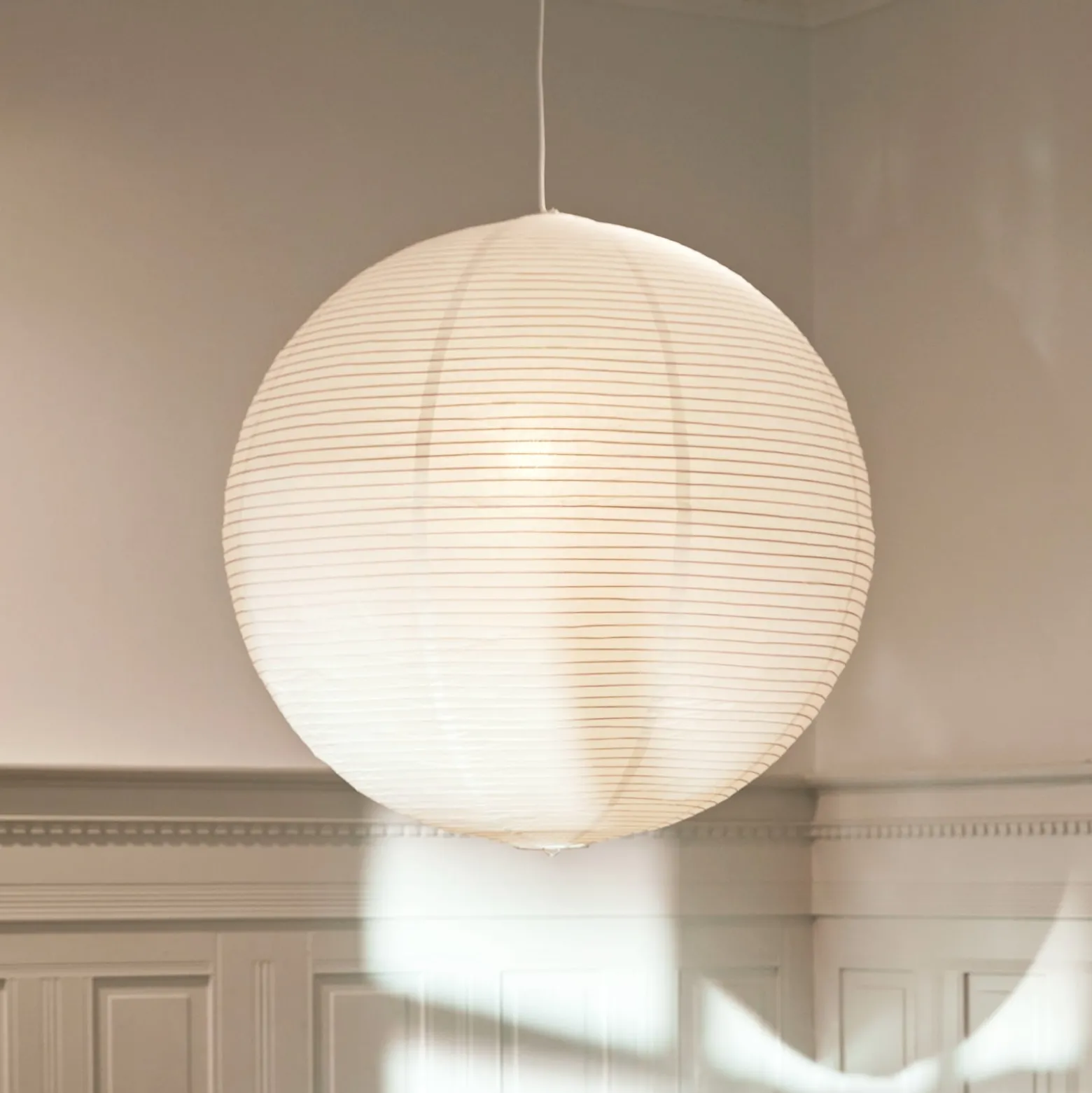 HAY-varjostin Paper Shade, halkaisija 50 cm, valkoinen – ilman johtosarjaa