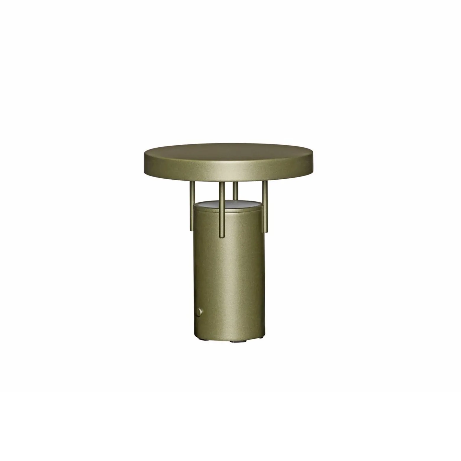 HÜBSCH LED-akkukäyttöinen pöytälamppu BringMe Mini, tummanvihreä, 20 cm