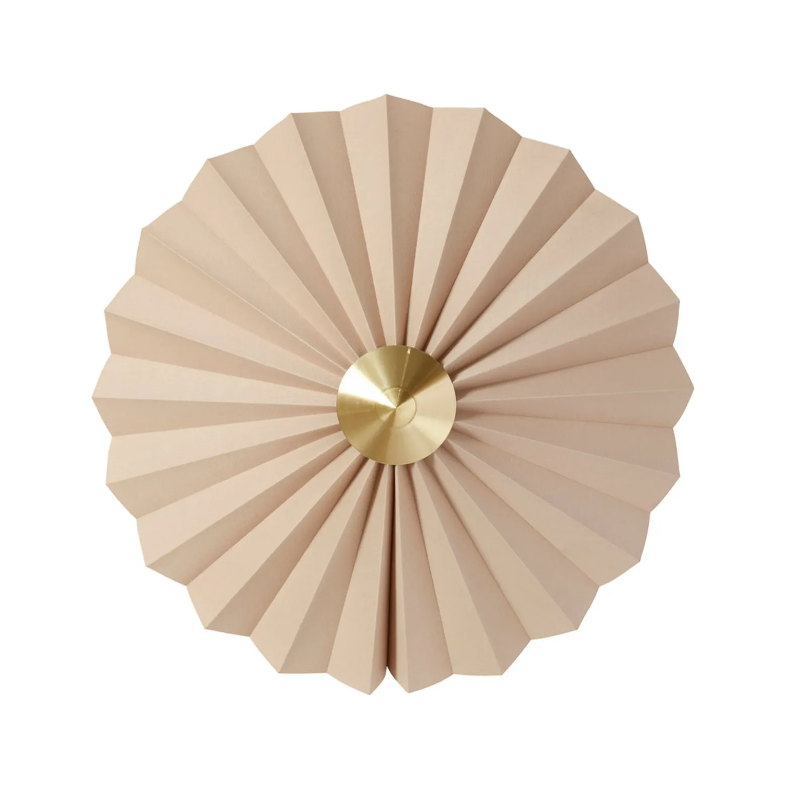 HÜBSCH Pliss seinävalaisin, beige, rauta, kangas, E27, kaapeli