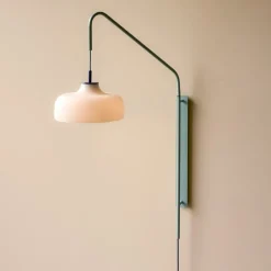 HÜBSCH seinävalaisin Current, vaaleansininen, ulkonema 71 cm