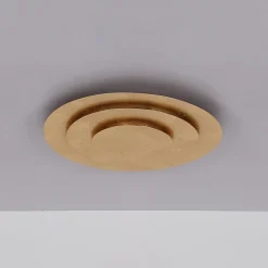 Heda LED-kattovalaisin, Ø 49 cm, kullanvärinen, metallia