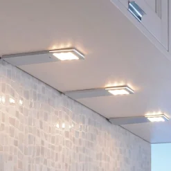 Helena LED-kalustevalaisin, 19 x 7 cm, 3 kpl, anturi, metallia