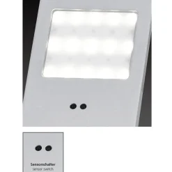 Helena LED-kalustevalaisin, 19 x 7 cm, 3 kpl, anturi, metallia