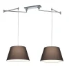 Helestra Certo -riippuvalo 2-lamp. antrasiitti