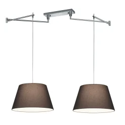 Helestra Certo -riippuvalo 2-lamp. antrasiitti