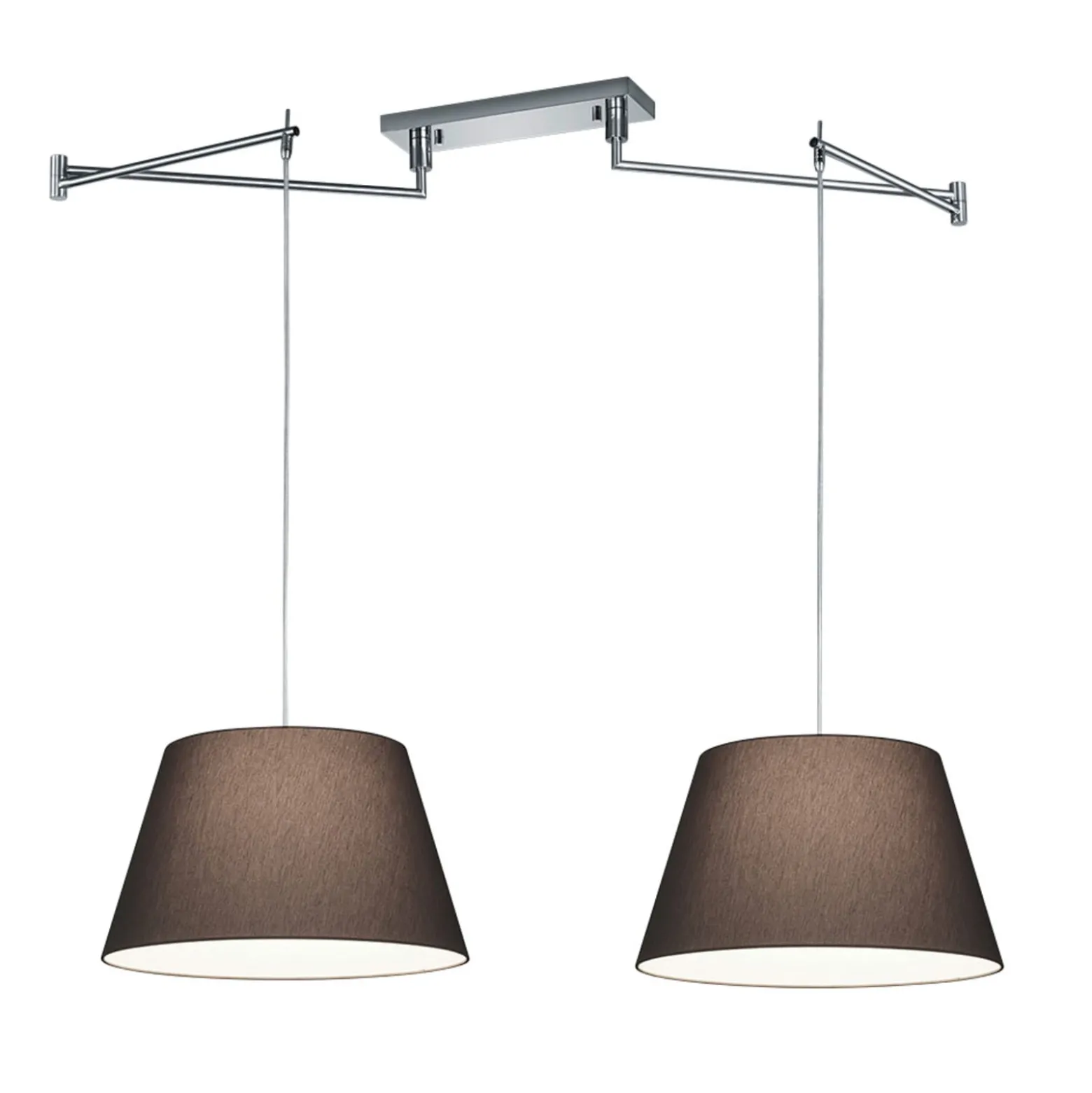 Helestra Certo -riippuvalo 2-lamp. antrasiitti
