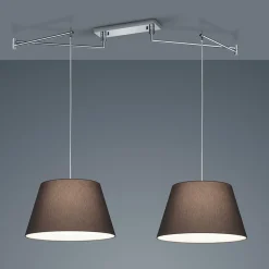 Helestra Certo -riippuvalo 2-lamp. antrasiitti